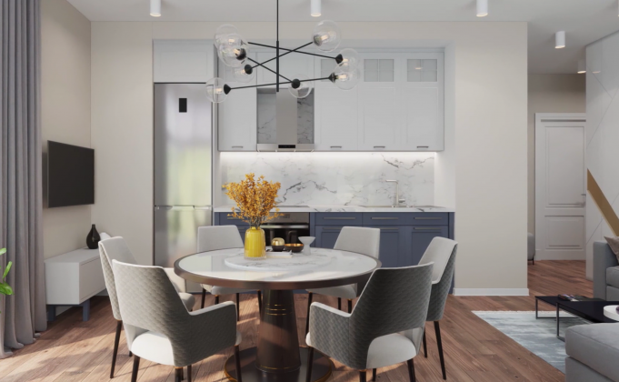 Кухня в скандинавском стиле